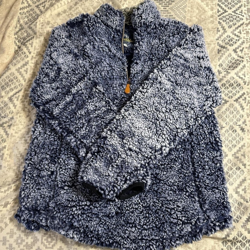 Cozy Blue Sherpa Sweater